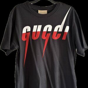Large Gucci Blade Black T Shirt